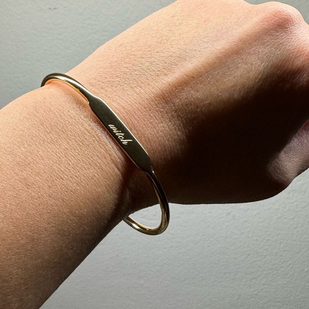 Blessed Be Magick. Charmed Talisman Cuff Bracelet.